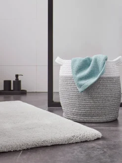 Bath & Living Aquanova Bath mat ALMA color Silver Gray (ALMBM-95)
