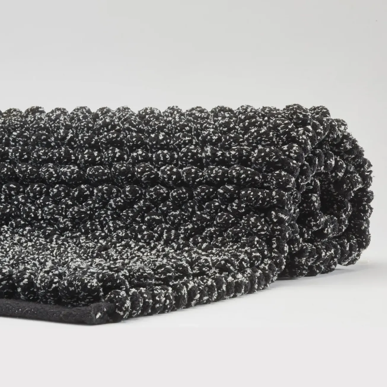 Bath & Living Aquanova Bath mat BRENT 60 x 60 cm color Black-09 (BREBMB-09)