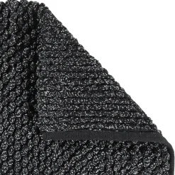 Bath & Living Aquanova Bath mat BRENT 60 x 60 cm color Black-09 (BREBMB-09)