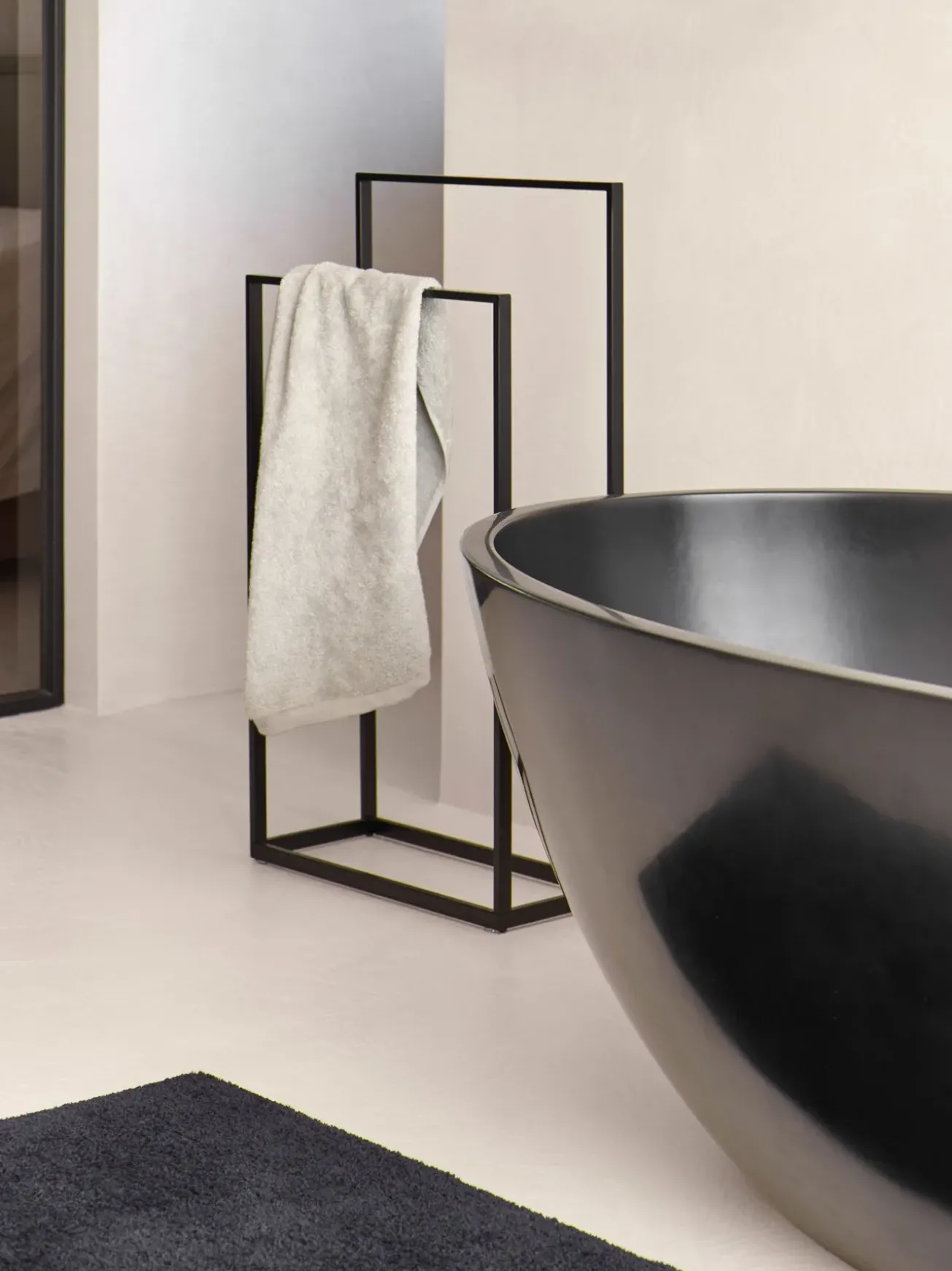 Bath & Living Aquanova Bath mat MAURO color Graphite (MAUBM-96)