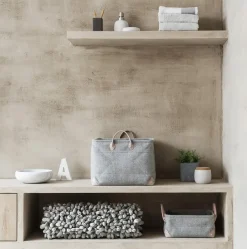 Bath & Living Aquanova Bath mat Rocca Silver Gray-95, silver gray
