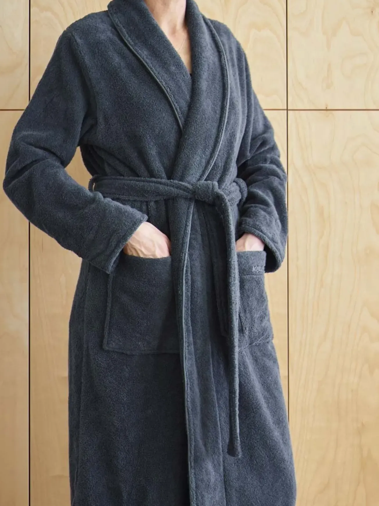 Bath & Living Aquanova Bathrobe LONDON color (gray)