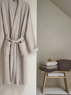 Bath & Living Aquanova Bathrobe MARIN color Truffle (MARBG-106)