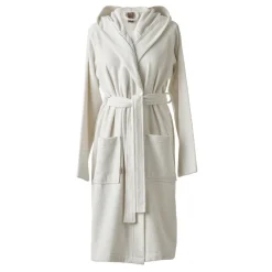 Bath & Living Aquanova Bathrobe with hood OSLO color Cloud (white) Size XL