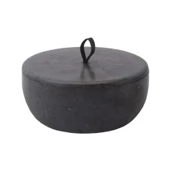 Bath & Living Aquanova Bowl with lid HAMMAM Dark Gray (HAMSHM-98)