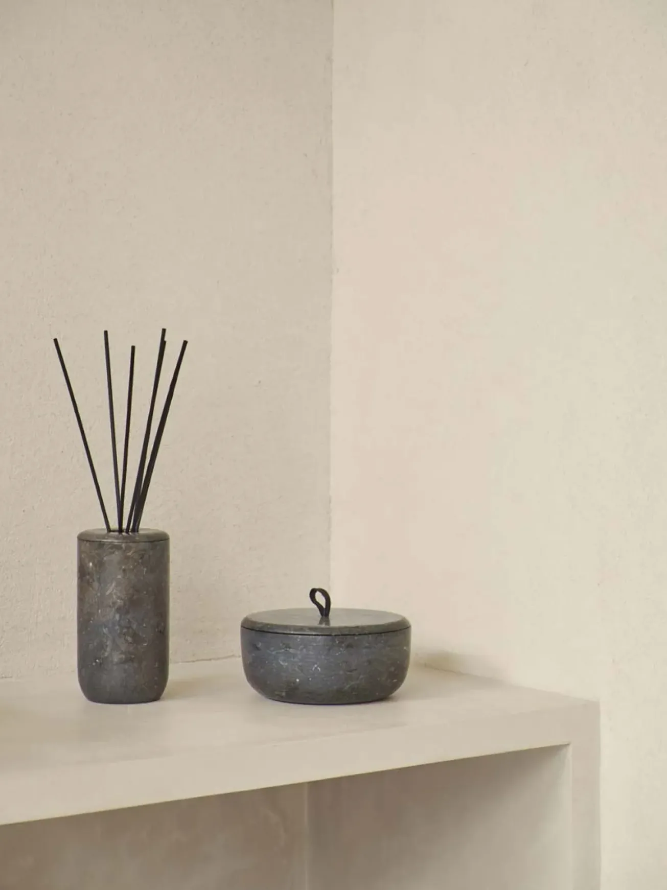 Bath & Living Aquanova Bowl with lid HAMMAM Dark Gray (HAMSHM-98)