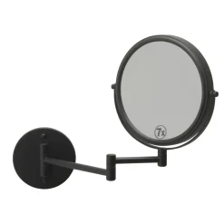 Bath & Living Aquanova Cosmetic mirror FORTE color black - wall (FORMIW-09)