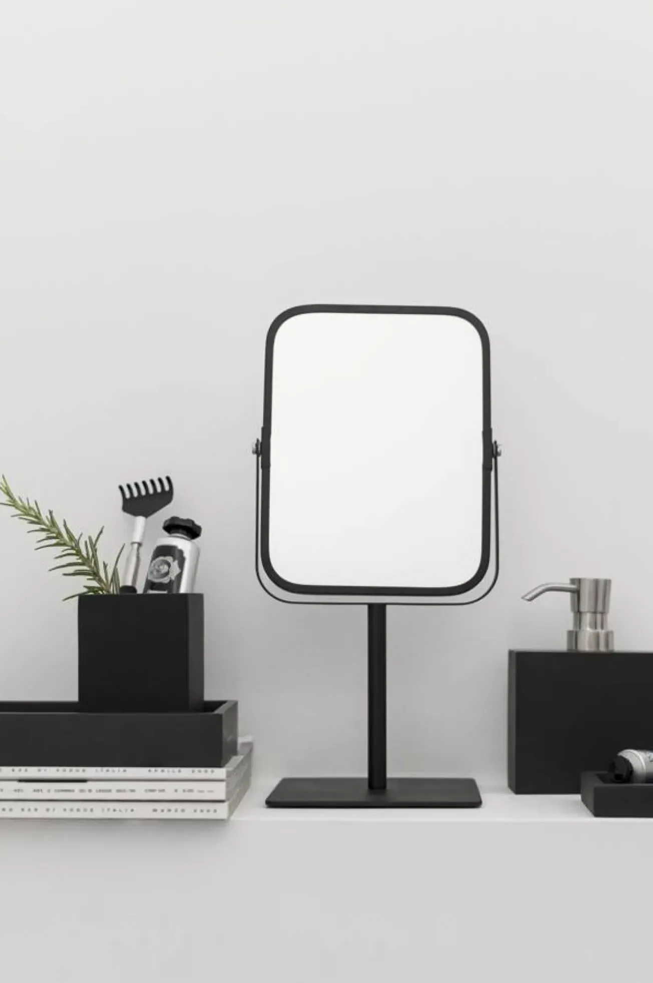 Bath & Living Aquanova Cosmetic mirror MOON black-09 (MOOMIR-09)