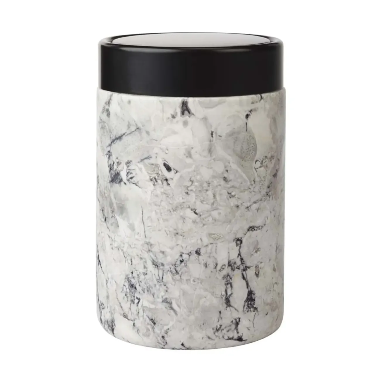 Bath & Living Aquanova Cosmetics waste bin NERO color Alba (grey)