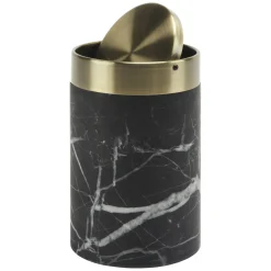 Bath & Living Aquanova Cosmetics waste bin NERO color Black (black)
