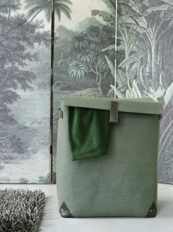 Bath & Living Aquanova Laundry basket ARIAN color Dark Gray (ARILAL-98)