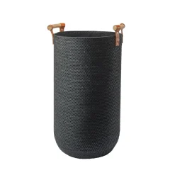 Bath & Living Aquanova Laundry basket CINO color Black (black)