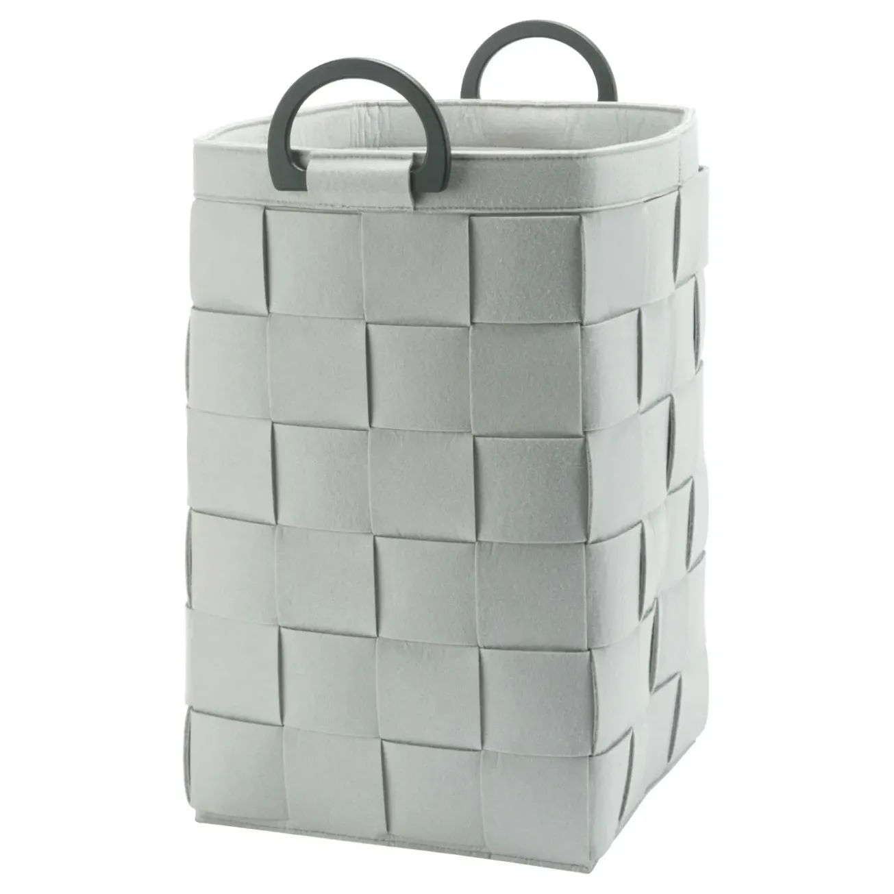 Bath & Living Aquanova Laundry basket DIX color Silver Gray (DIXLAL-95)