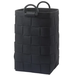 Bath & Living Aquanova Laundry basket DIX color black (DIXLAL-09)