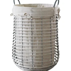 Bath & Living Aquanova Laundry basket GISLA Greige-93 (Medium) GISLAM-93