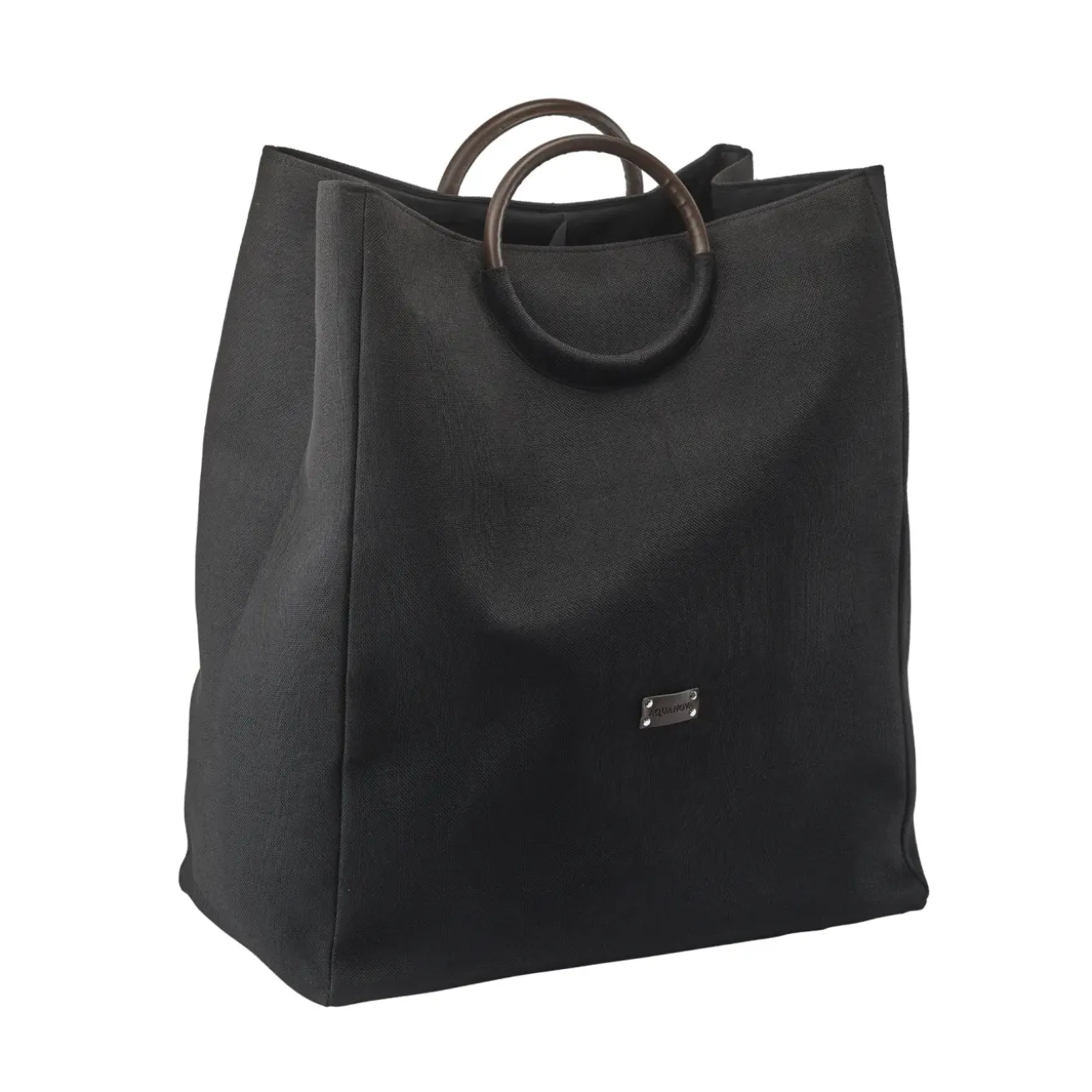 Bath & Living Aquanova Laundry basket JADA color Black-09 (black)