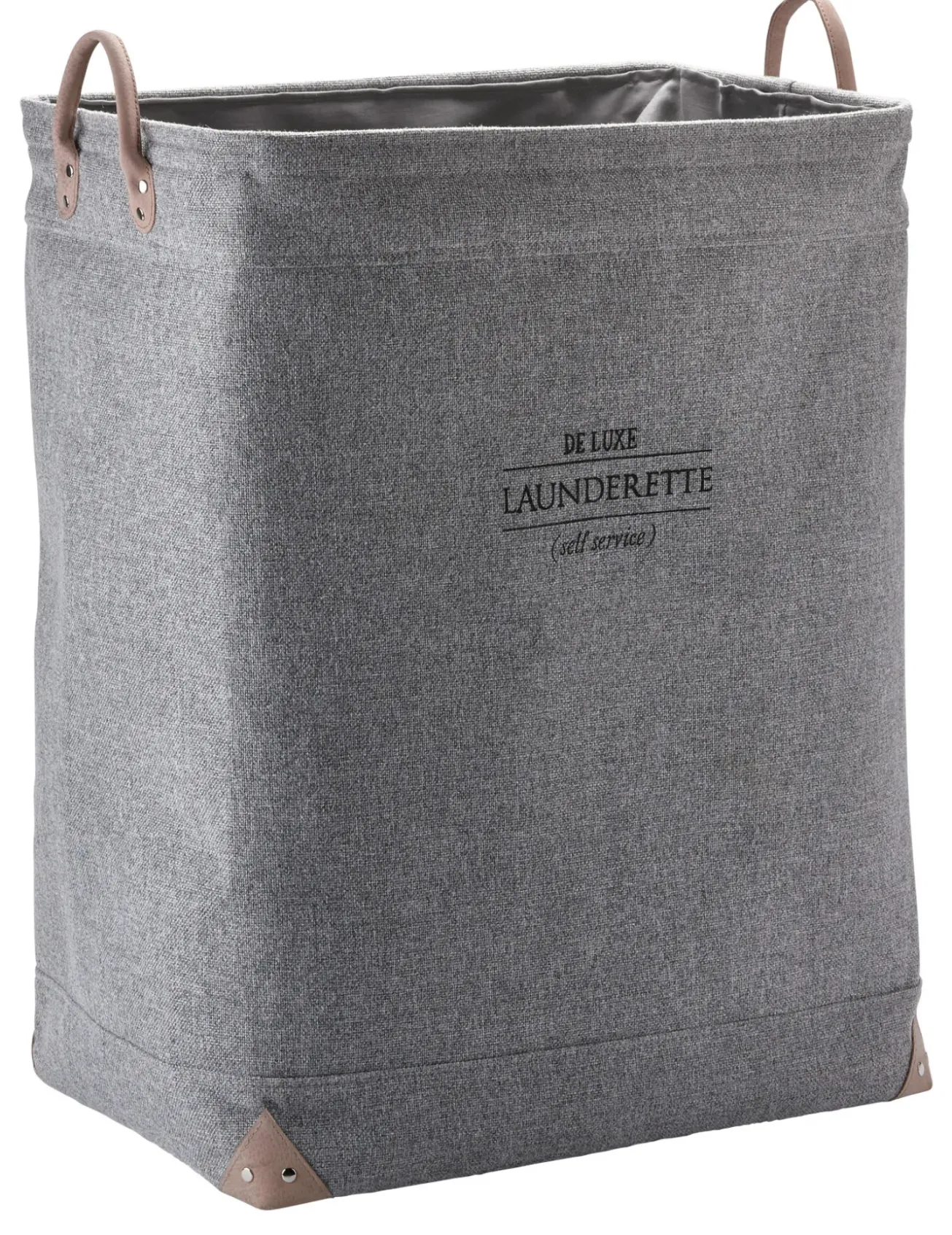 Bath & Living Aquanova Laundry basket LUBIN Silver Gray-95