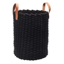 Bath & Living Aquanova Laundry basket RUDON color (black)