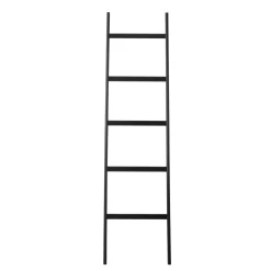 Bath & Living Aquanova Oak towel ladder MINK color black (MINTLL-09)