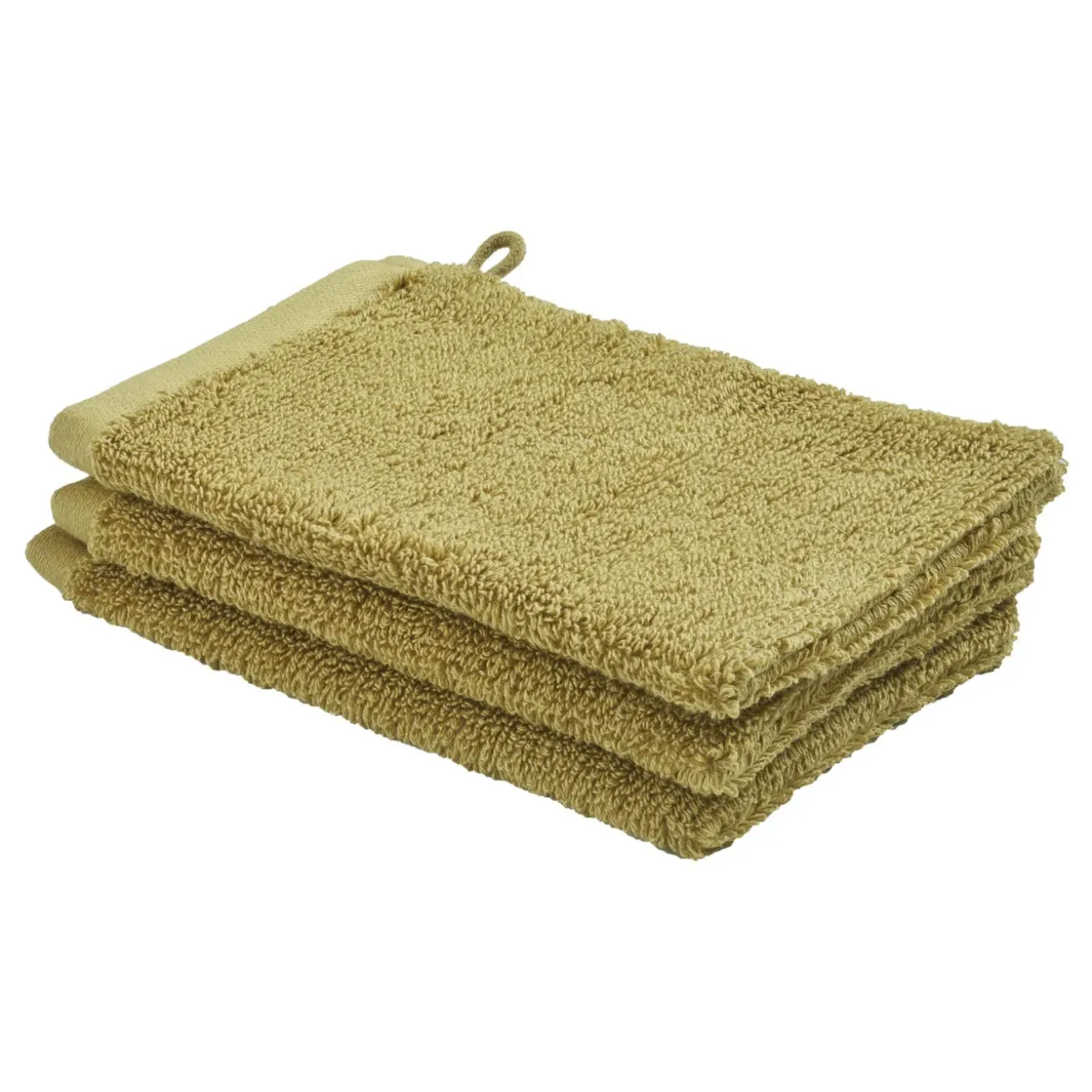 Bath & Living Aquanova Package deal 10: set/6 washcloths OSLO color Mustard-721