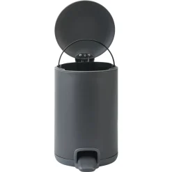 Bath & Living Aquanova Pedal bin KAZ color Dark Gray-98 (gray) 3 liters