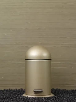 Bath & Living Aquanova Pedal bin ONA (beige / gold) 3 liters