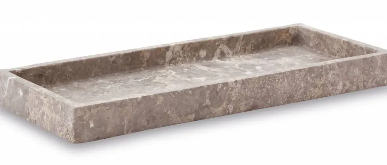 Bath & Living Aquanova Rectangular tray CONOR color Greige, (gray / beige)