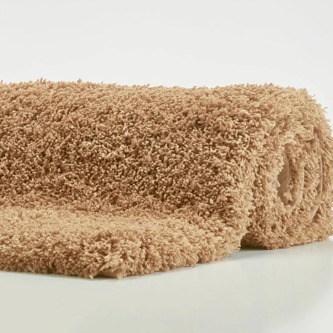 Bath & Living Aquanova Round bath mat Ø80 cm MUSA color Ginger-299 (light brown)
