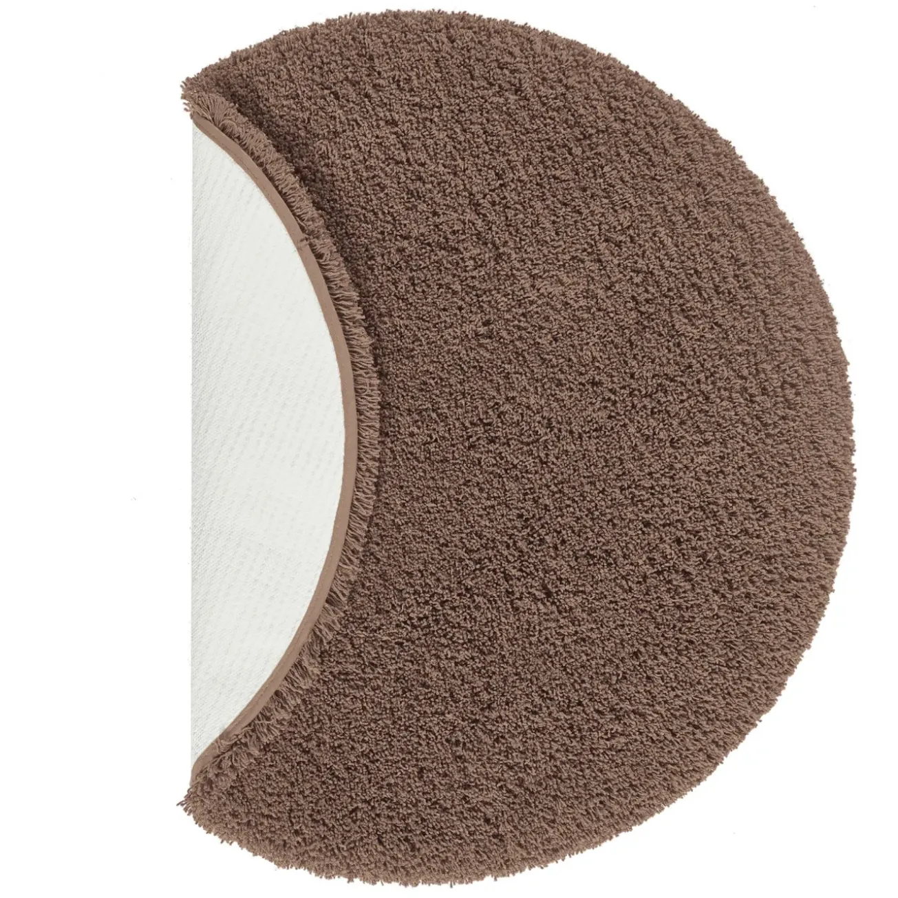 Bath & Living Aquanova Round bath mat Ø80 cm MUSA color (brown)