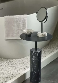 Bath & Living Aquanova Side table NERO color Black (black)