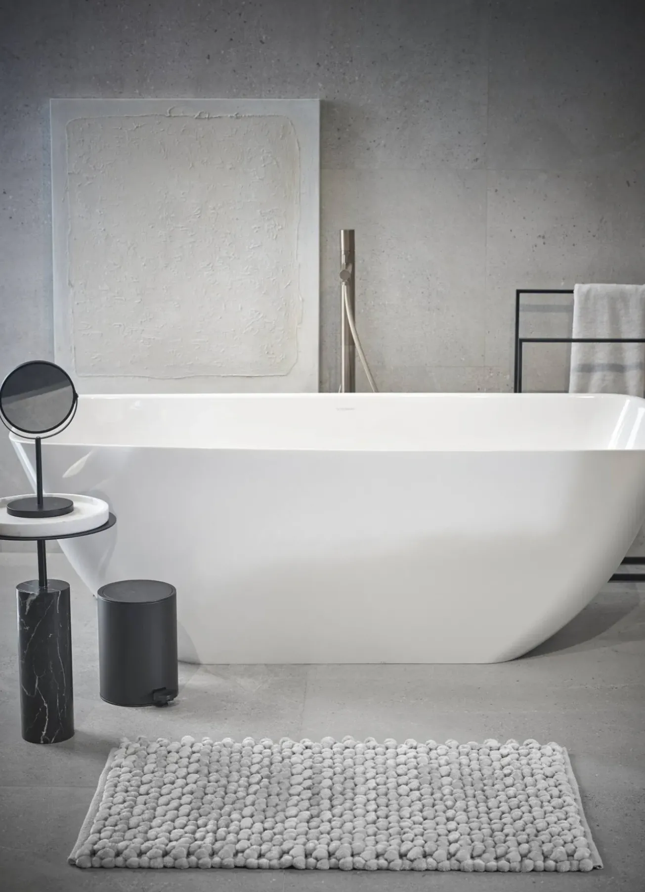 Bath & Living Aquanova Side table NERO color Black (black)