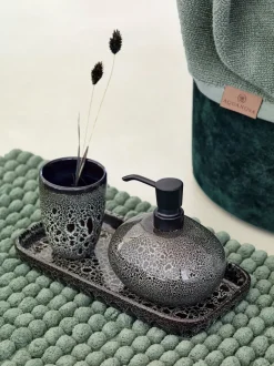 Bath & Living Aquanova Soap dish UGO color Olive Black-994 (black)