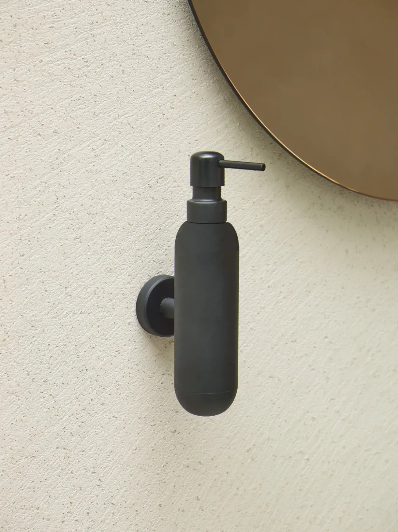 Bath & Living Aquanova Soap dispenser wall STEN color (black)