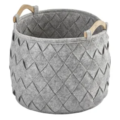 Bath & Living Aquanova Storage basket AMY color Silver Gray-95 (gray) medium