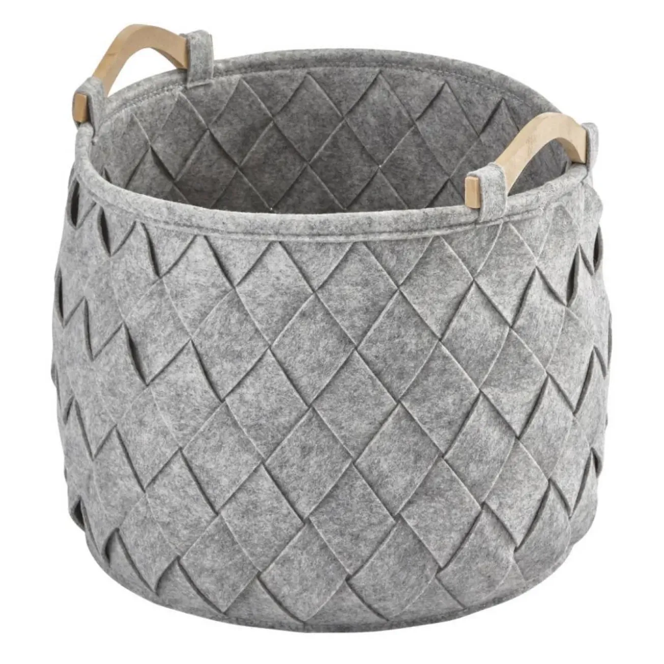 Bath & Living Aquanova Storage basket AMY color Silver Gray-95 (gray) medium