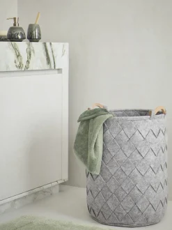 Bath & Living Aquanova Storage basket AMY color Silver Gray-95 (gray) medium
