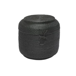 Bath & Living Aquanova Storage basket CINO color Black (black)