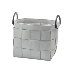 Bath & Living Aquanova Storage basket DIX color Silver Gray (DIXSBM-95)