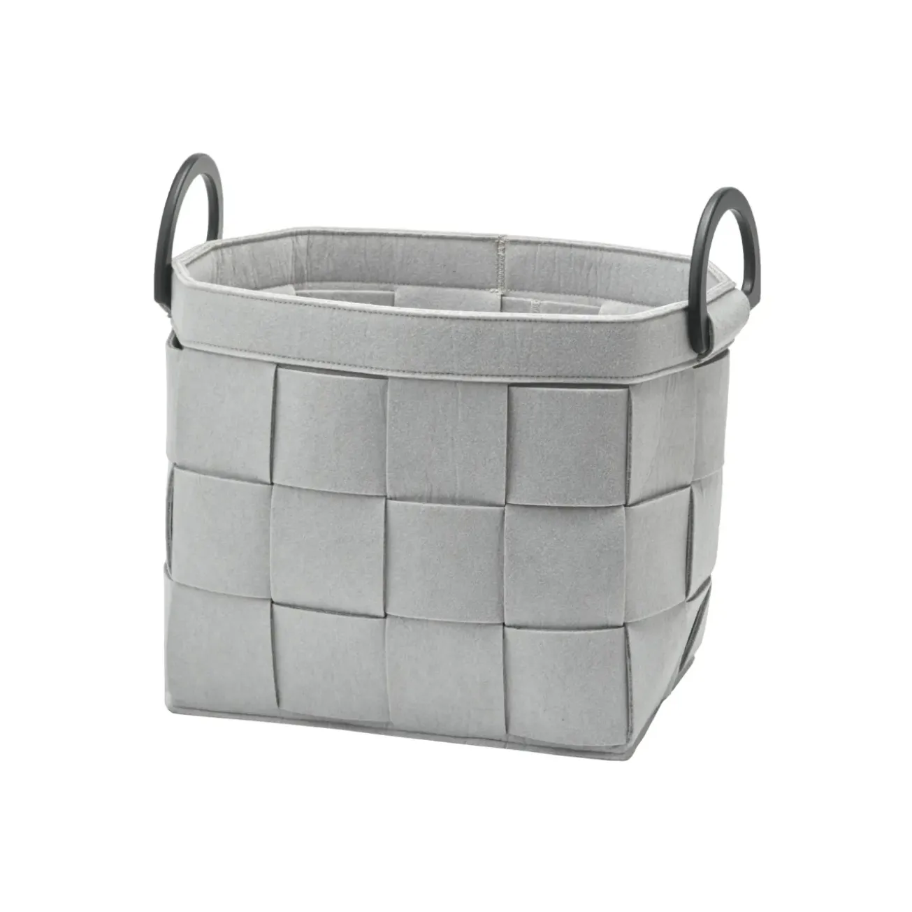 Bath & Living Aquanova Storage basket DIX color Silver Gray (DIXSBM-95)