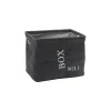 Bath & Living Aquanova Storage basket Evora Dark Gray-98 (large)