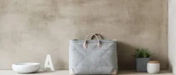 Bath & Living Aquanova Storage basket LUBIN SIlver Gray-95 (Small)