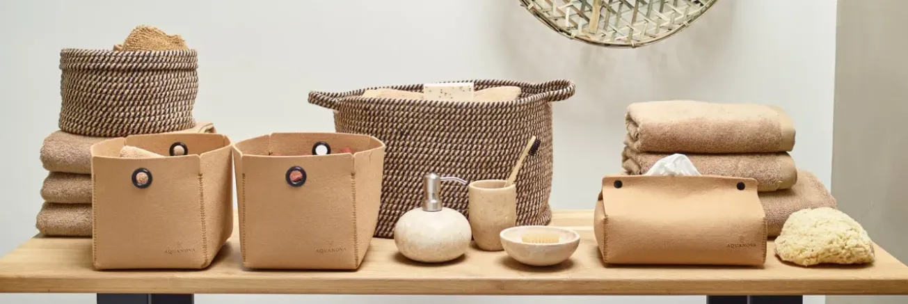 Bath & Living Aquanova Storage basket LIV color Latte (LIVSBS-401)