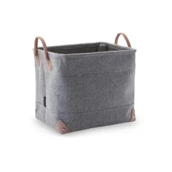 Bath & Living Aquanova Storage basket LUBIN Silver Gray-95 (Medium)