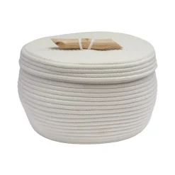 Bath & Living Aquanova Storage basket OTIS color (ivory / white)