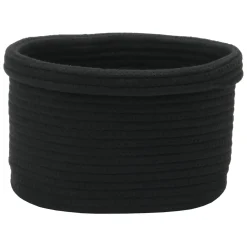 Bath & Living Aquanova Storage basket RENA color Midnight Black-901 (Small)
