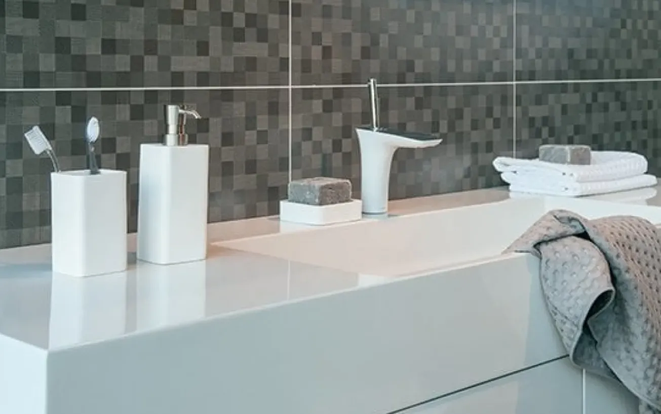 Bath & Living Aquanova Toilet brush holder Ona Dark Gray-98