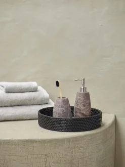 Bath & Living Aquanova Toilet brush holder CONOR color Greige, (gray / beige)