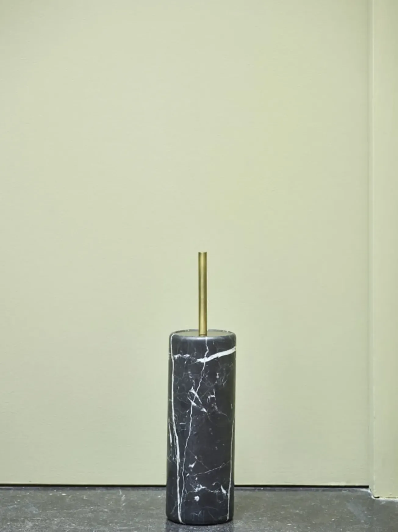 Bath & Living Aquanova Toilet brush holder NERO color Black (black)