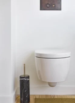Bath & Living Aquanova Toilet brush holder NERO color Black (black)