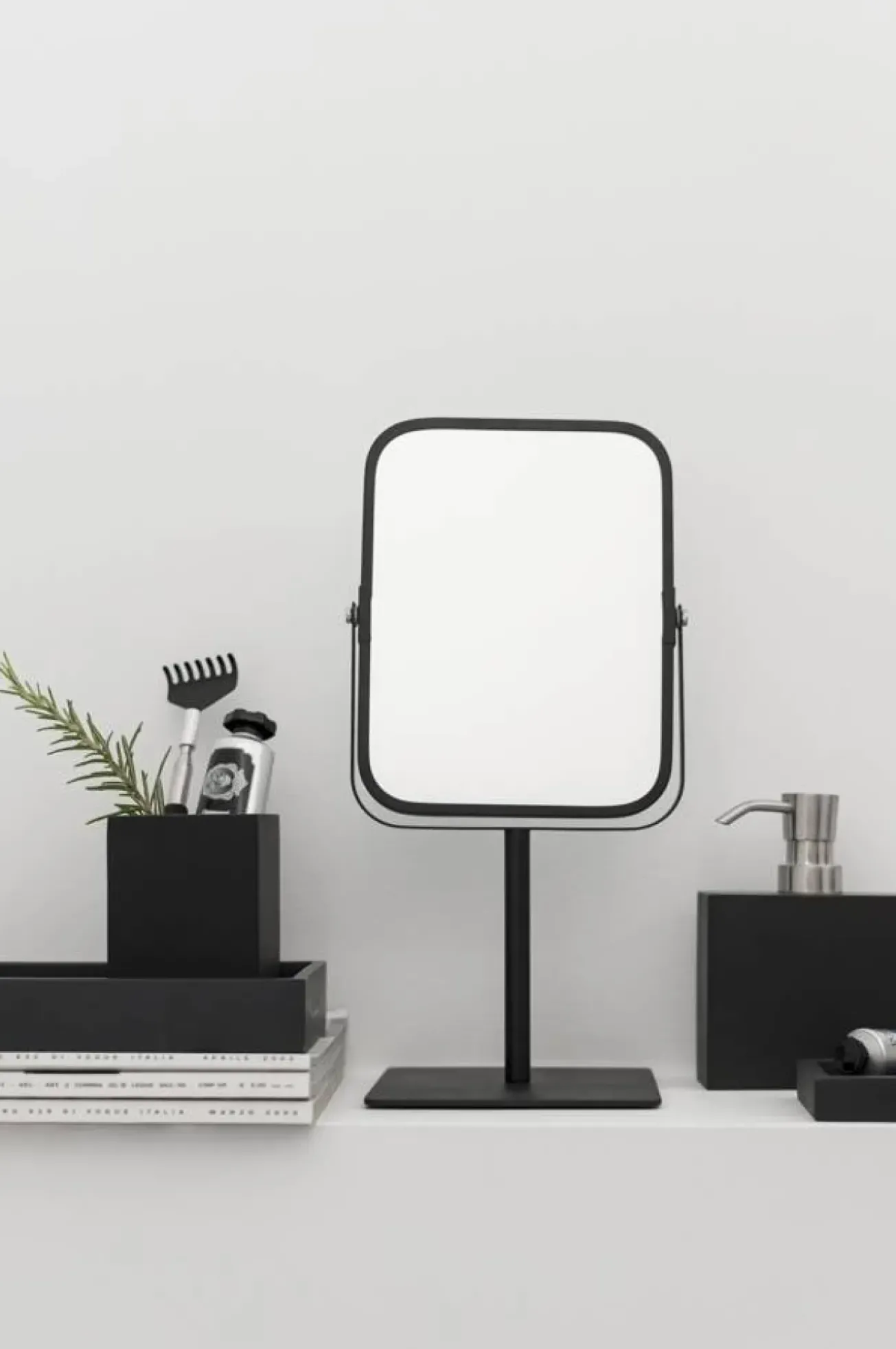 Bath & Living Aquanova Toilet brush holder MOON black-09 (MOOBHR-09)